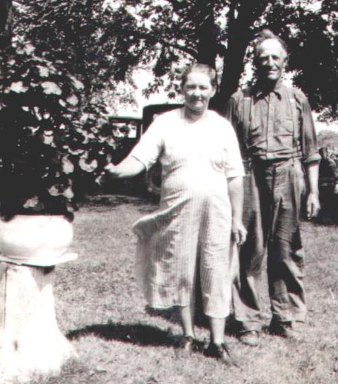 Augusta Bertha Kruger & her husband August Karl Kick, Jr. (Kieck)