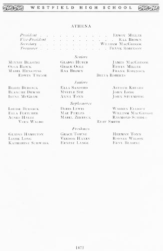 Yearbook Page