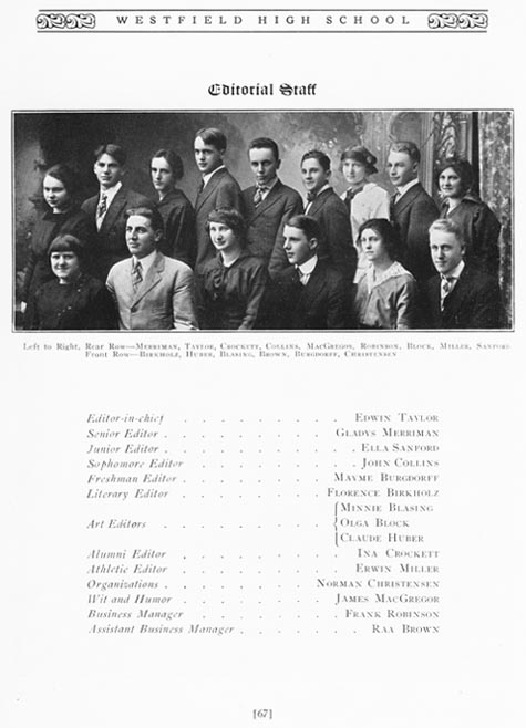 Yearbook Page